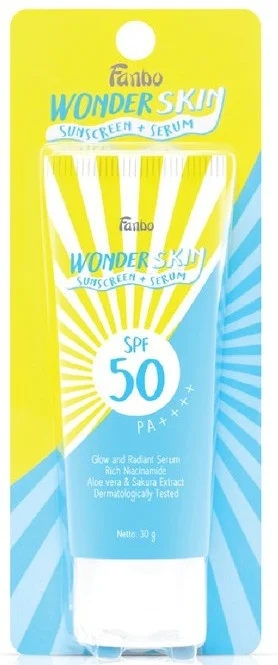 Tinh chất fanbo Wonder Skin Sunscreen + Serum