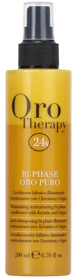 Dầu xả Fanola Oro Therapy Oro Puro Bi-Phase Conditioner