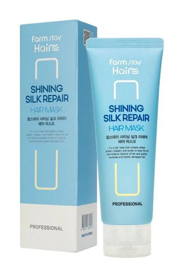 Mặt nạ ủ tóc Farm Stay Shining Silk Repair Hair Mask