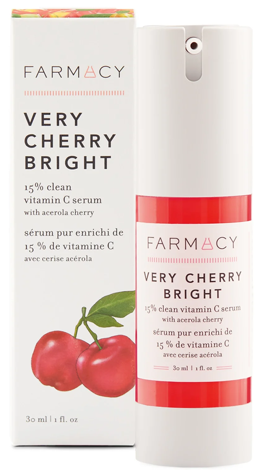 Farmacy Very Cherry Bright 15% Clean Vitamin C Serum With Acerola Cherry