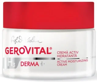 Kem Farmec Romania Gerovital H3 Derma + 24h Active Moisturizing Cream
