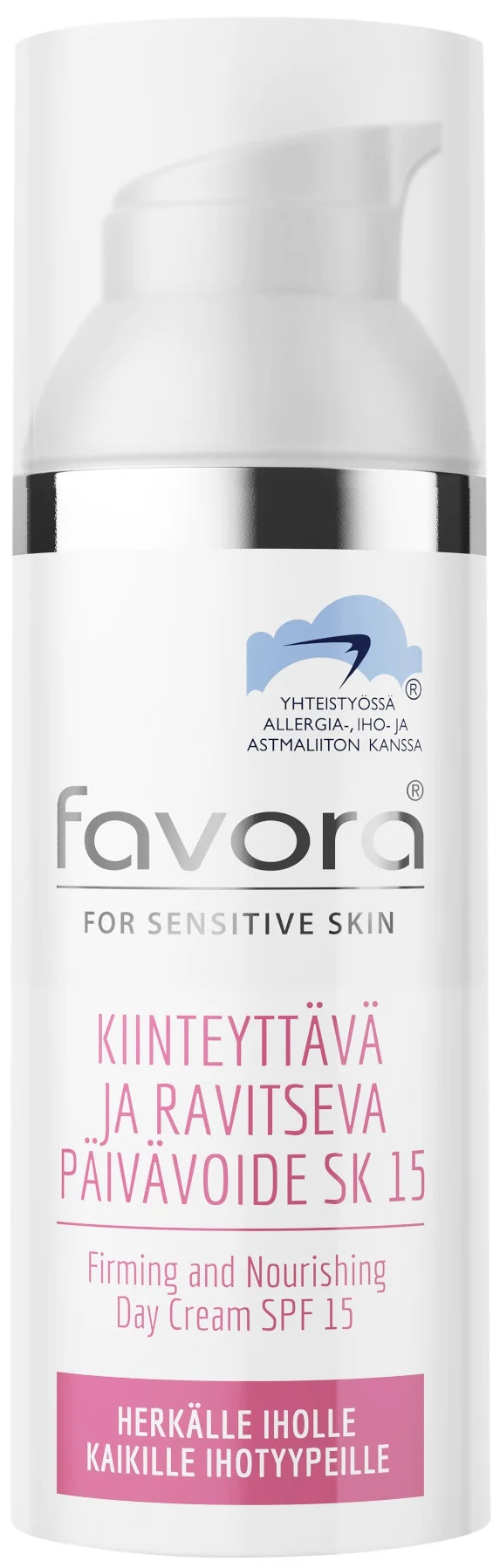 Favora Kiinteyttävä Ja Ravitseva Päivävoide Sk 15