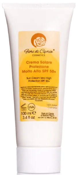 Kem Fiori di Cipria Crema Solare Anti-age Protezione Molto Alta SPF 50+