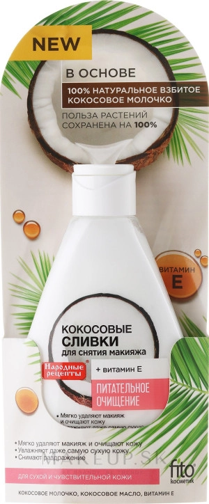 Full ingredients list Fito Kozmetika Kokosové Mlieko Na ...