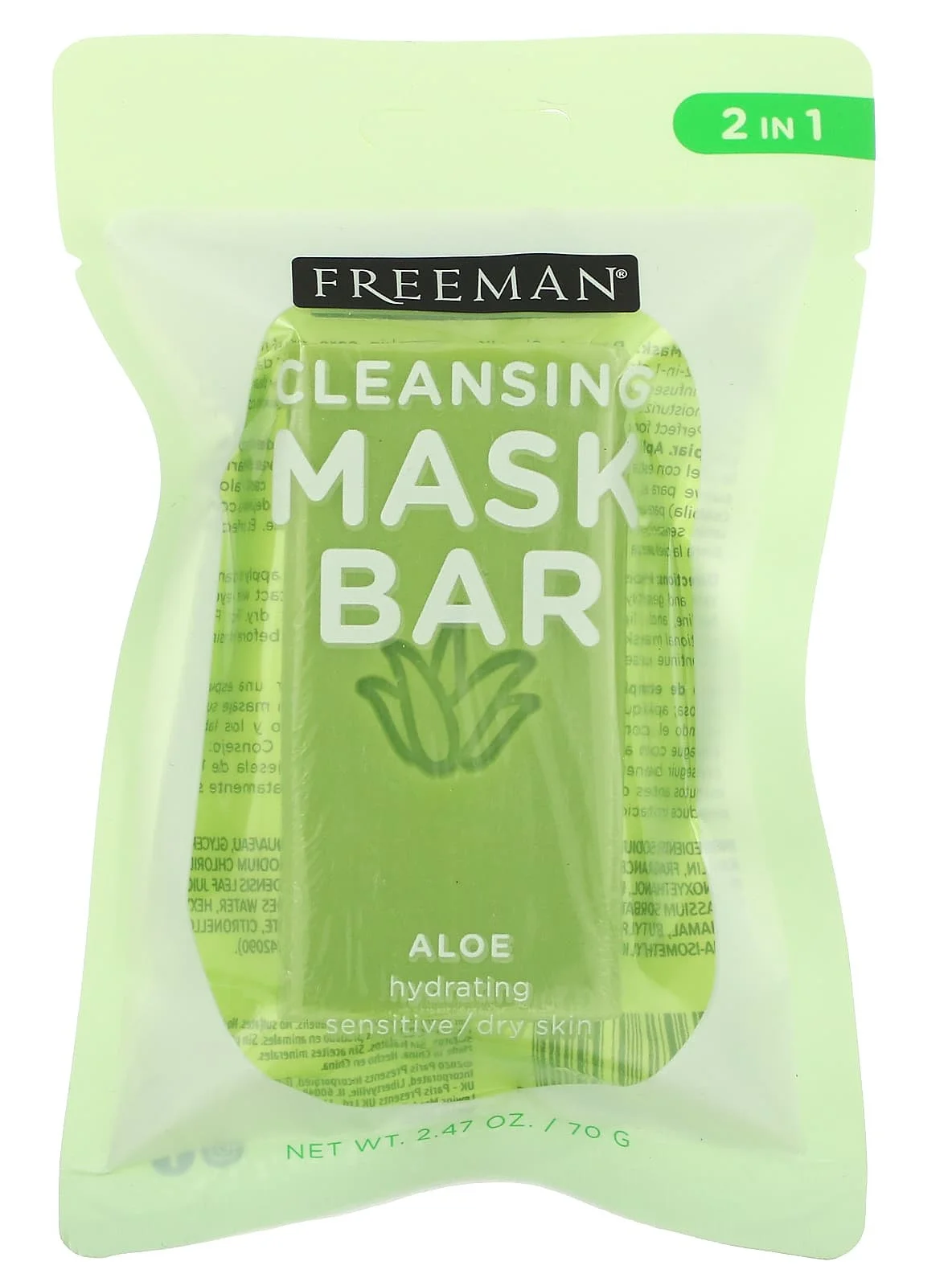 Freeman beauty Cleansing Mask Bar - Aloe