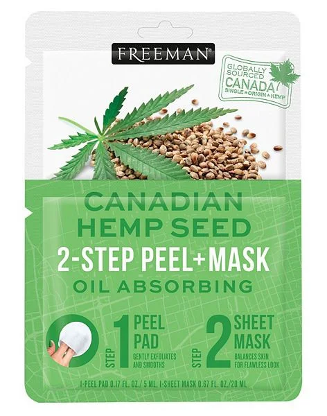 Freeman beauty Hemp Seed 2-Step Peel+Mask