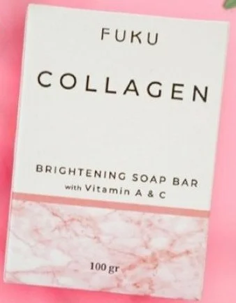 Xà phòng FUKU Brightening Soap Bar With Collagen, Vitamin A & C