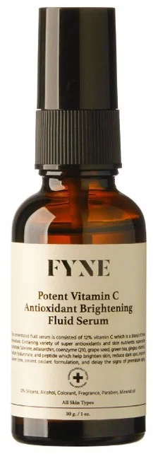 FYNE Potent Vitamin C Antioxidant Brightening Fluid Serum