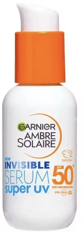 Tinh chất Garnier Ambre Solaire SPF 50+ Super UV Invisible Face Serum