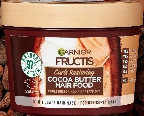 Mặt nạ ủ tóc Garnier Ultimate Blends Hair Food Cocoa Butter Hair Mask