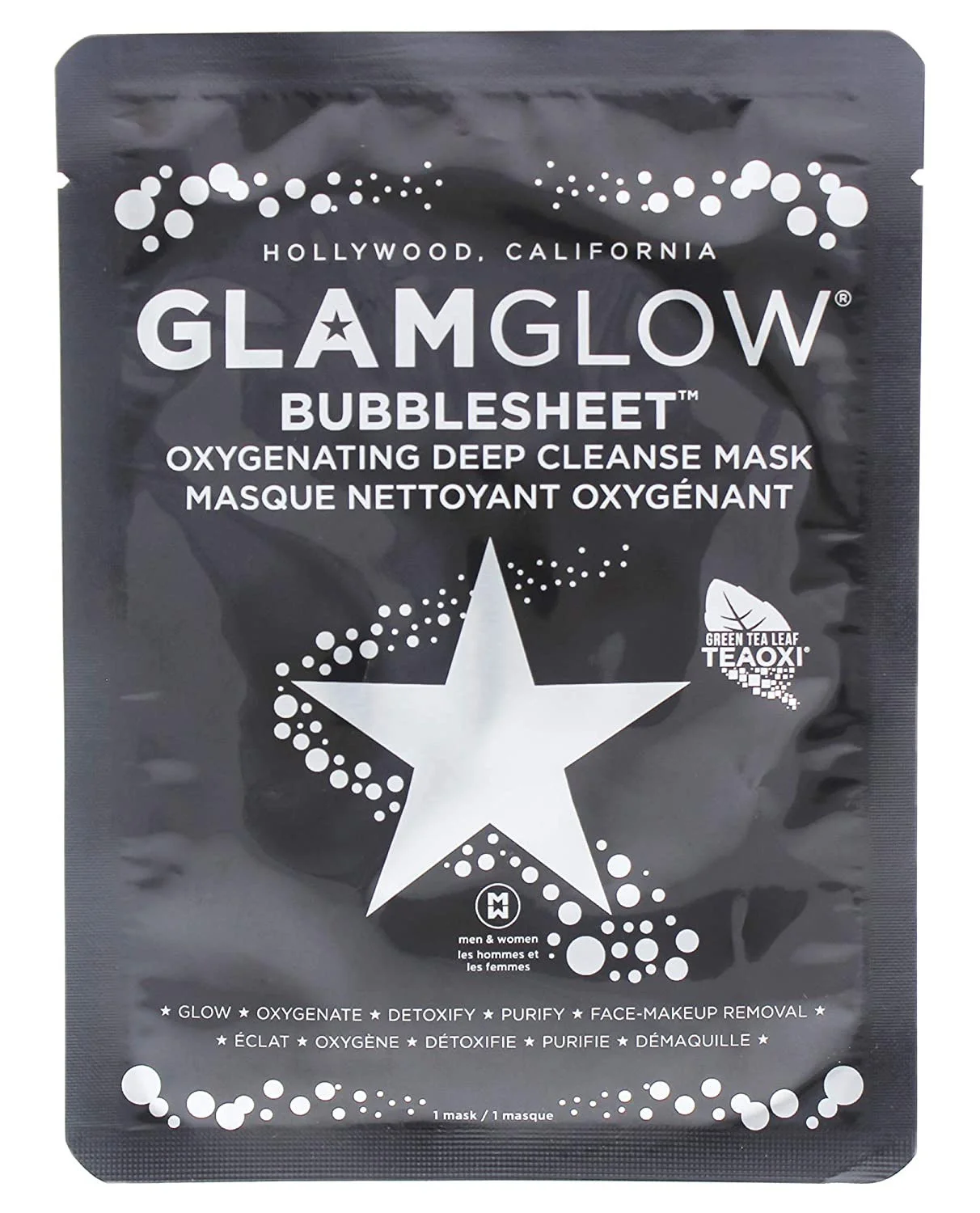 Glamglow Bubble Sheet Oxygenating Deep Cleanse Mask