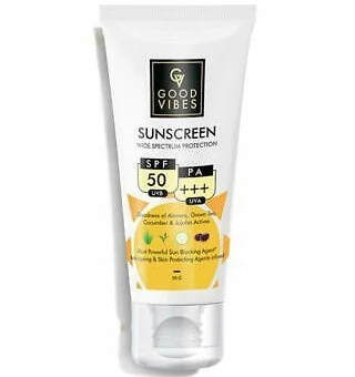 Good Vibes Wide Spectrum Sunscreen With SPF 50