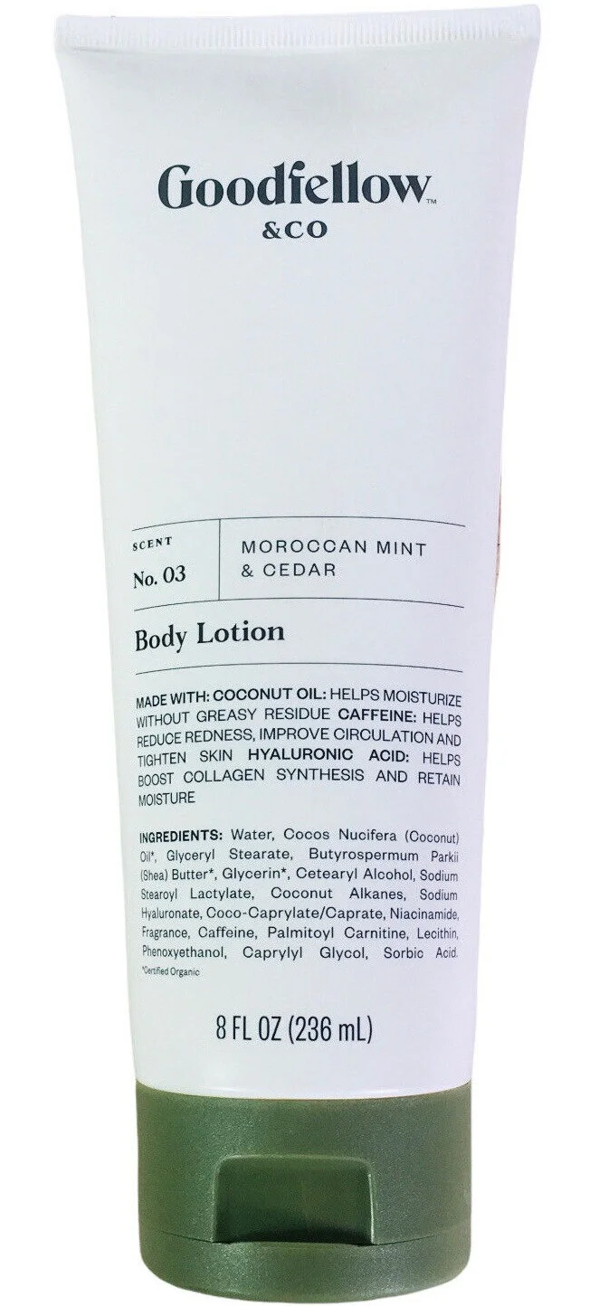 Sữa dưỡng Goodfellow & Co. No. 3 Body Lotion Moroccan Mint And Cedar