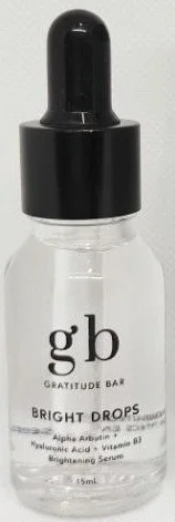 Tinh chất Gratitude Bar Bright Drops Alpha Arbutin Hyaluronic Acid Vitamin B3 Brightening Serum