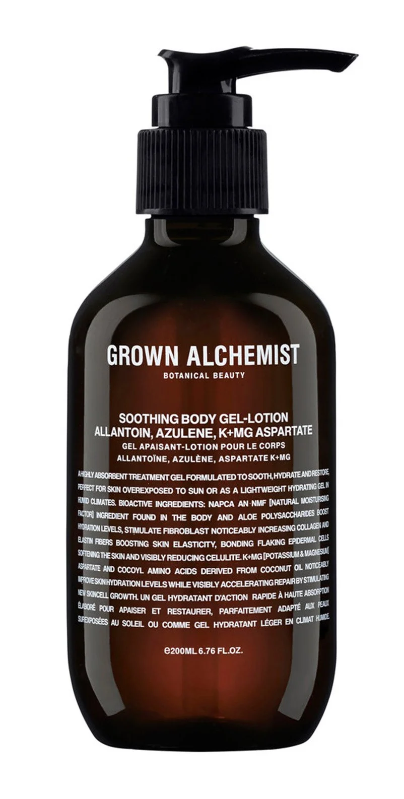 Grown Alchemist Soothing Body Gel-Lotion - Allantoin, Azulene, K+Mg Aspartate