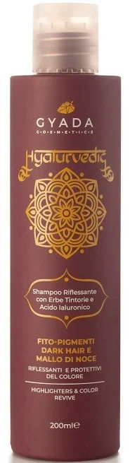 Gyada Cosmetics Hyalurvedic Dark Hair Colour Shine Shampoo