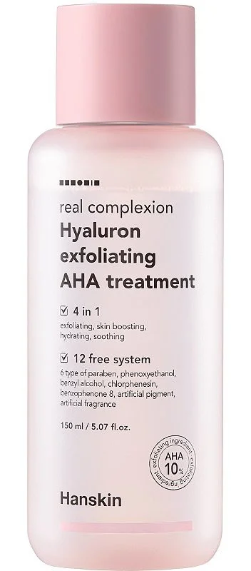 Sản phẩm đặc trị HANSKIN Real Complexion Hyaluron Exfoliating Aha Treatment