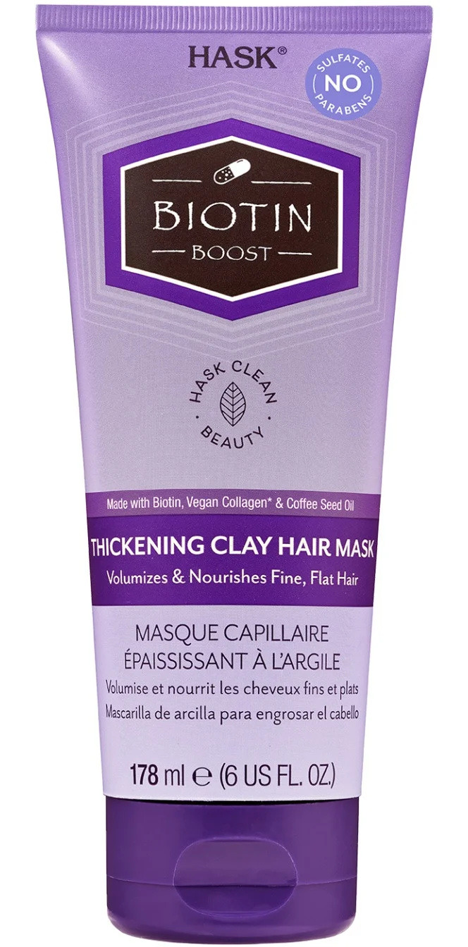 Mặt nạ ủ tóc Hask Biotin Boost Thickening Clay Hair Mask