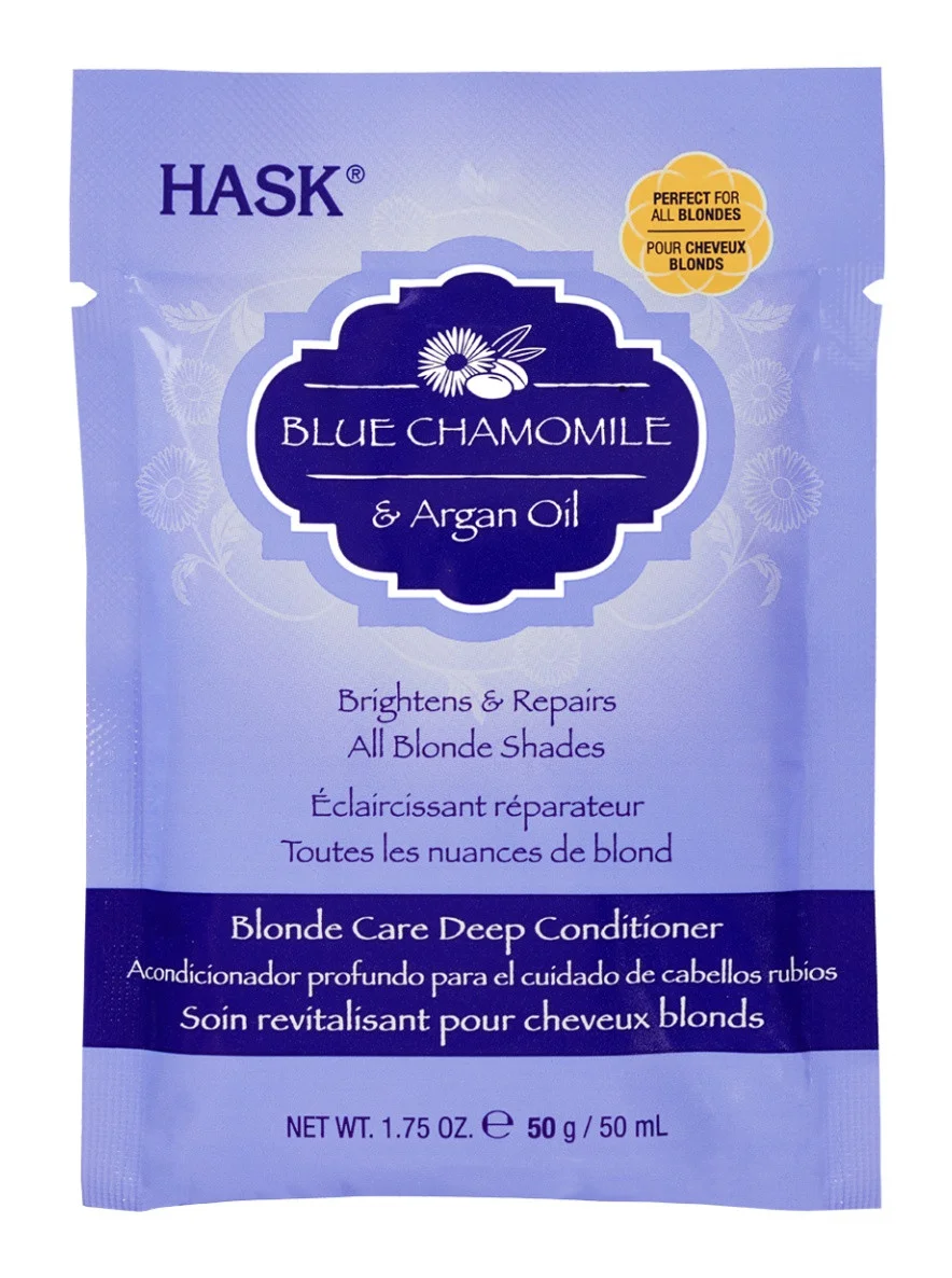 Hask Blue Chamomile & Argan Oil Blonde Care Deep Conditioner