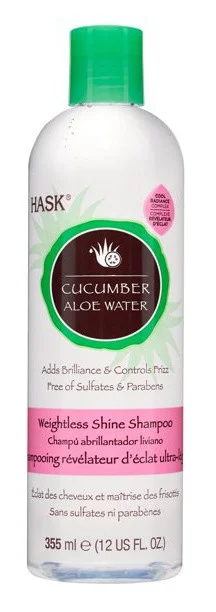 Hask Cucumber Aloe Water Weightless Shine Shampoo
