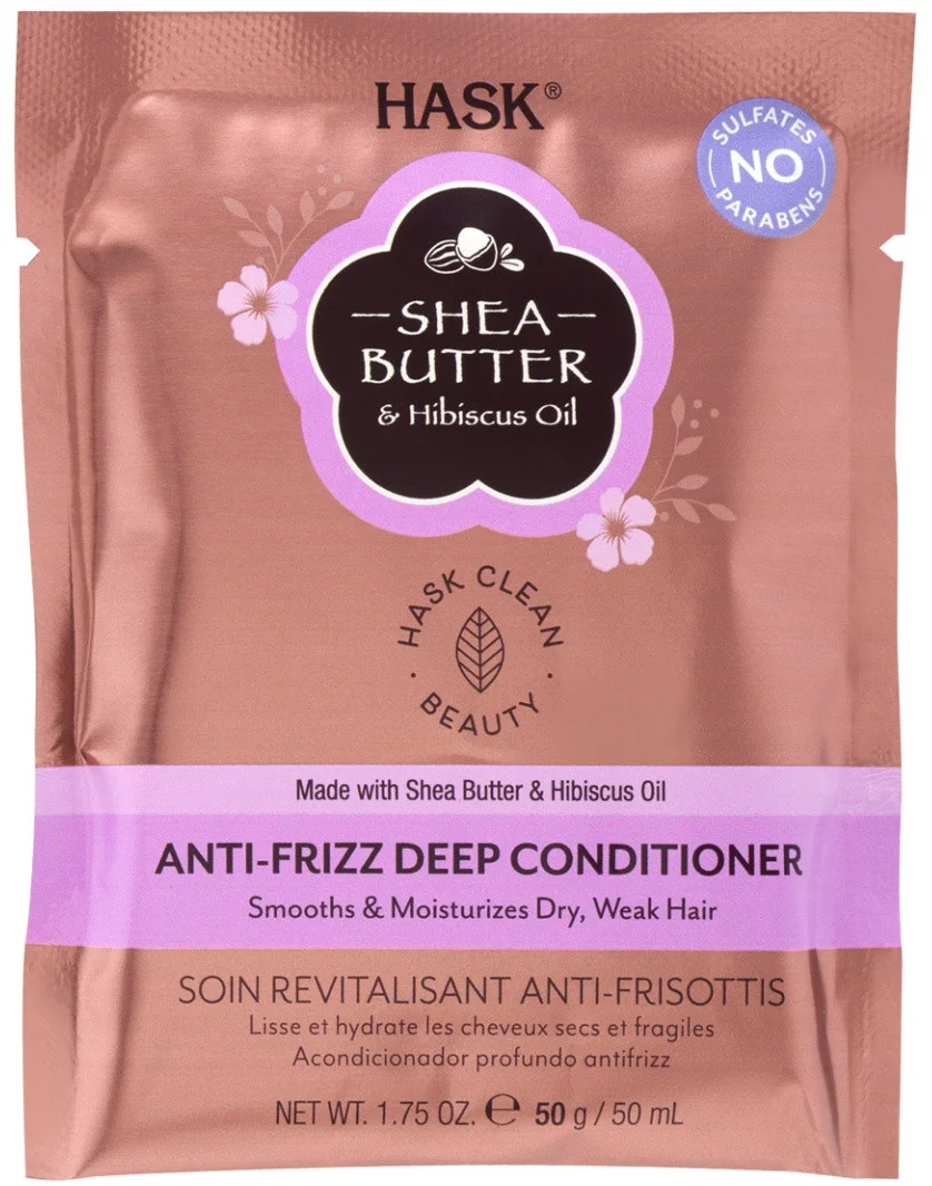 Hask Shea Butter & Hibiscus Oil Anti-Frizz Deep Conditioner