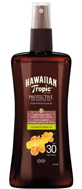Xịt thơm Hawaiian Tropic Protective Dry Spray Oil Mist SPF 30
