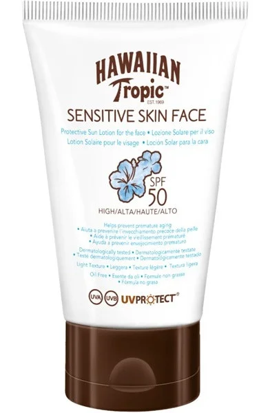 Sữa dưỡng Hawaiian Tropic Sensitive Skin Facial Sun Protect Lotion