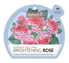 Healing Bird Brightening Rose Botanical Face Mask