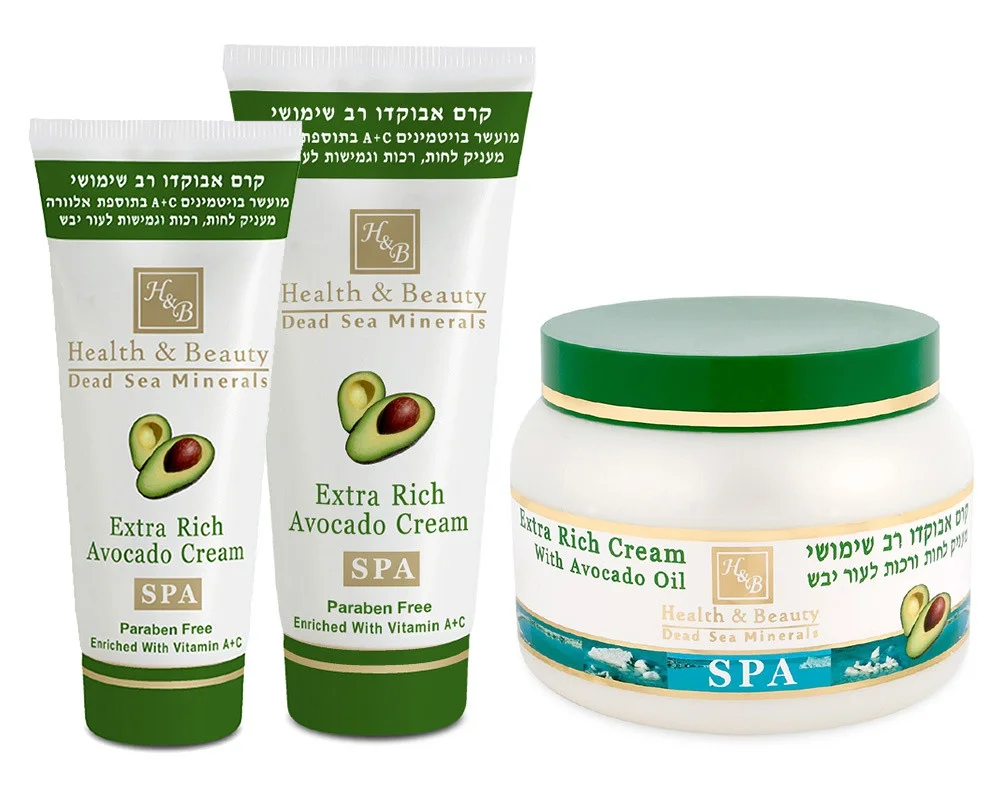 Health & Beauty Dead Sea Minerals Extra Rich Avocado Body Cream