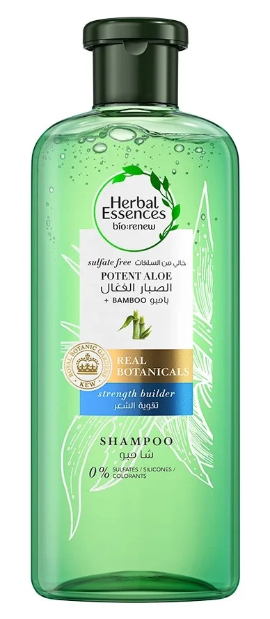 Dầu gội Herbal Essences Potent Aloe Vera + Bamboo Shampoo For Hair Strengthening