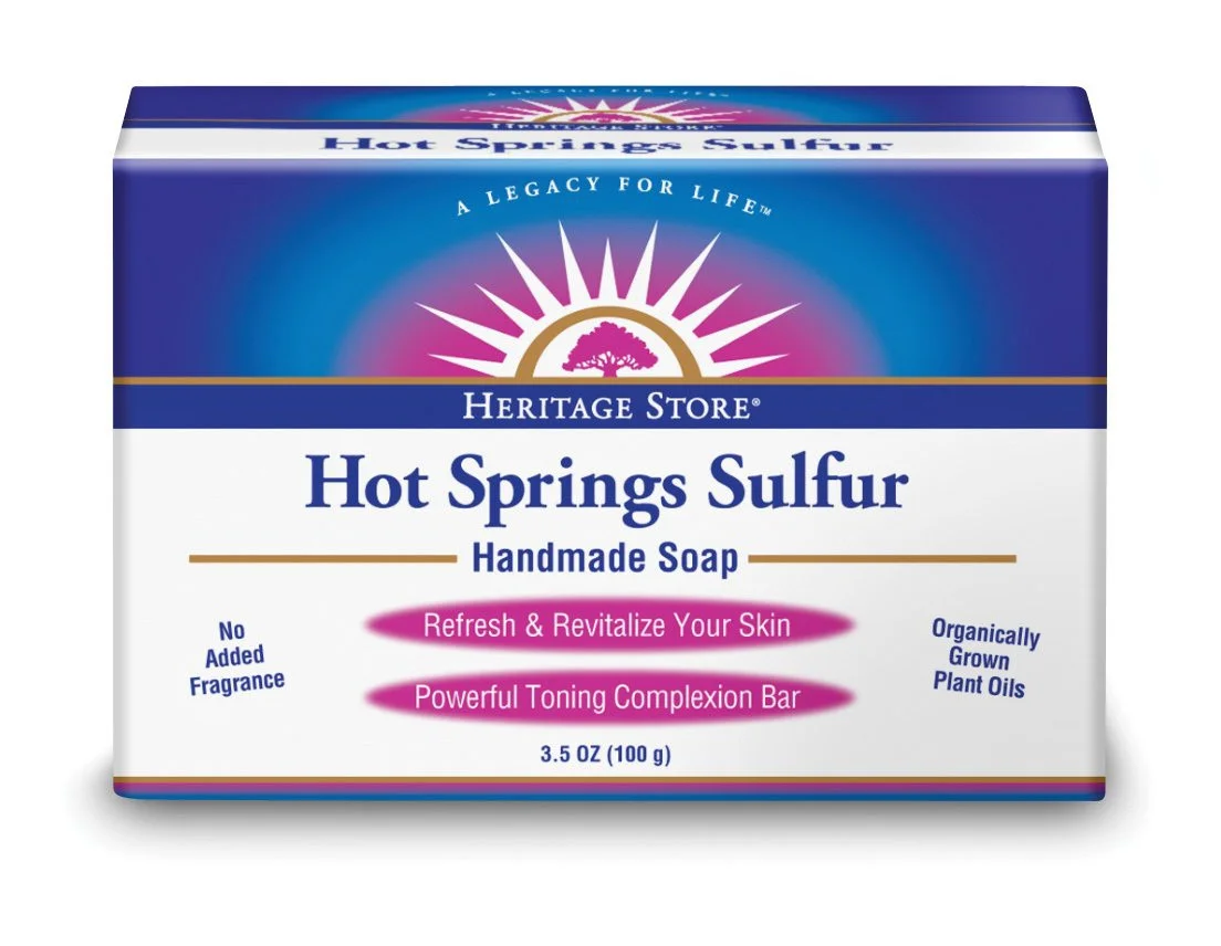 Heritage Store Hot Springs Sulfur Soap