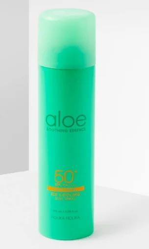 Xịt HOLIKA HOLIKA Aloe Ice Cooling Sun Spray Spf50+