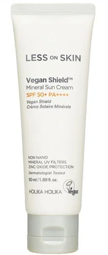 Kem HOLIKA HOLIKA Less On Skin Vegan Shield Mineral Sun Cream SPF 50+ PA++++