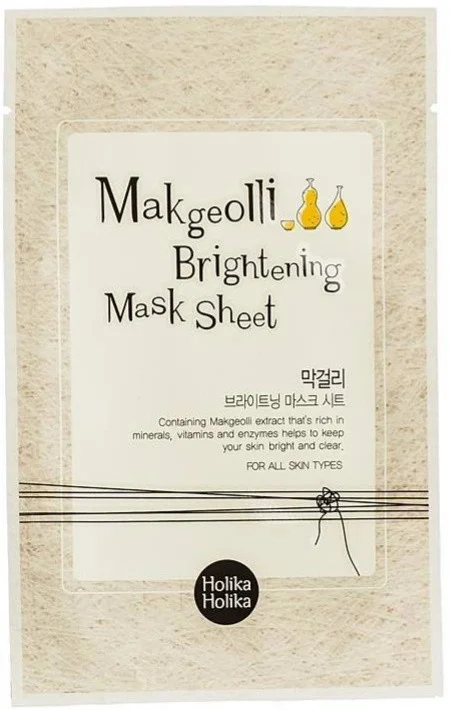 HOLIKA HOLIKA Makgeolli Brightening Mask Sheet