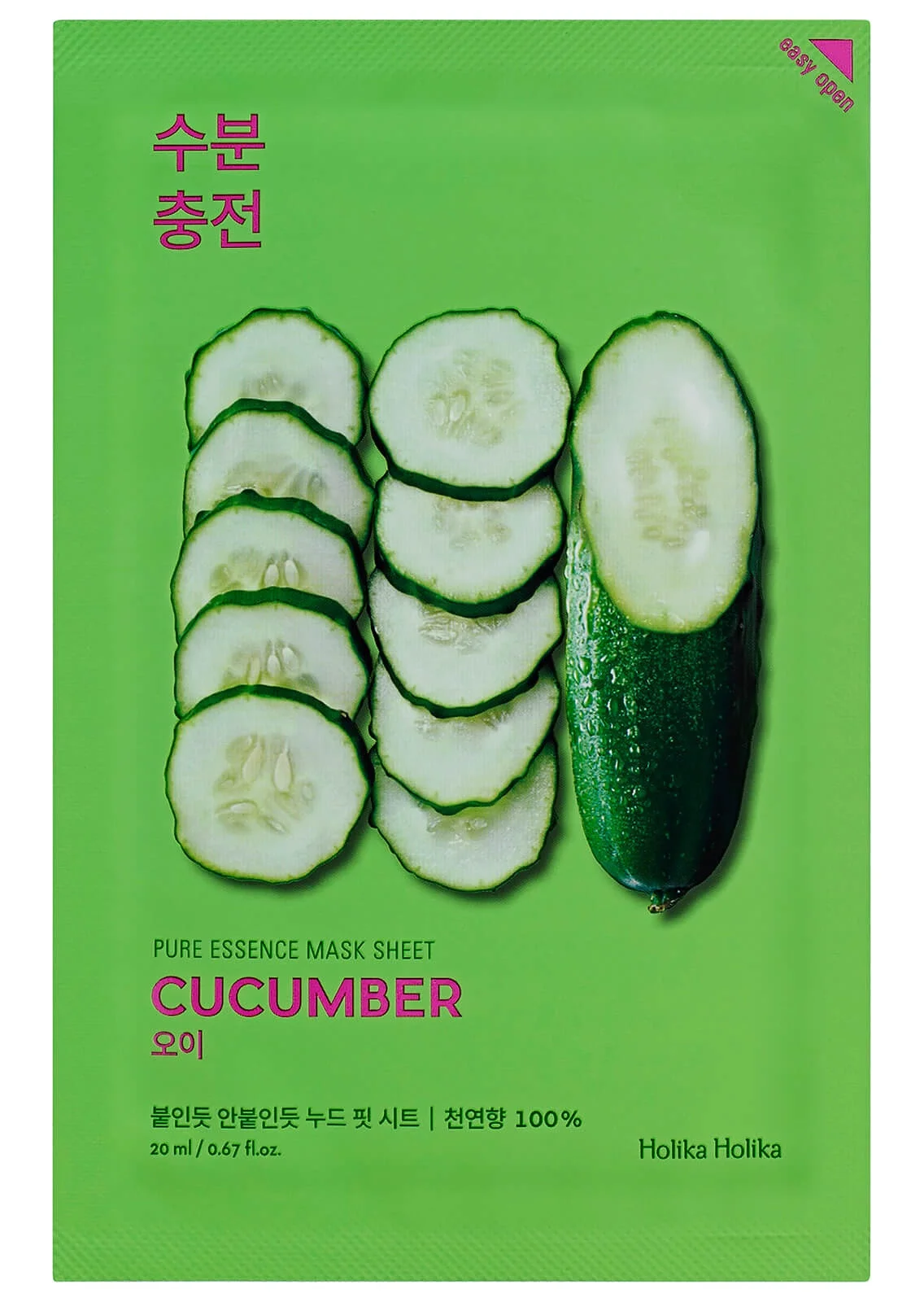 HOLIKA HOLIKA Pure Essence Mask Sheet Cucumber