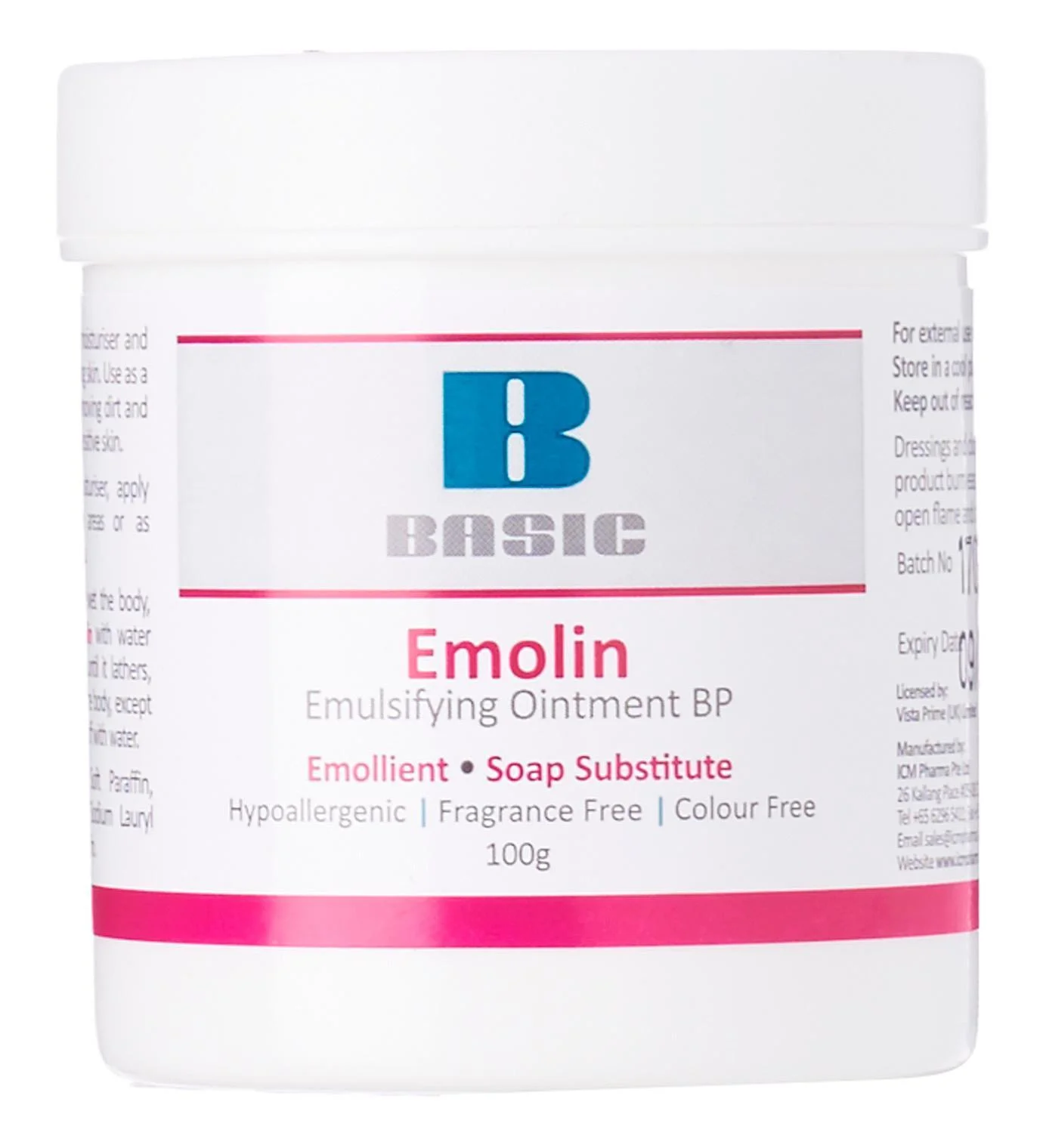ICM PHARMA Emolin (emulsifying Ointment Bp)