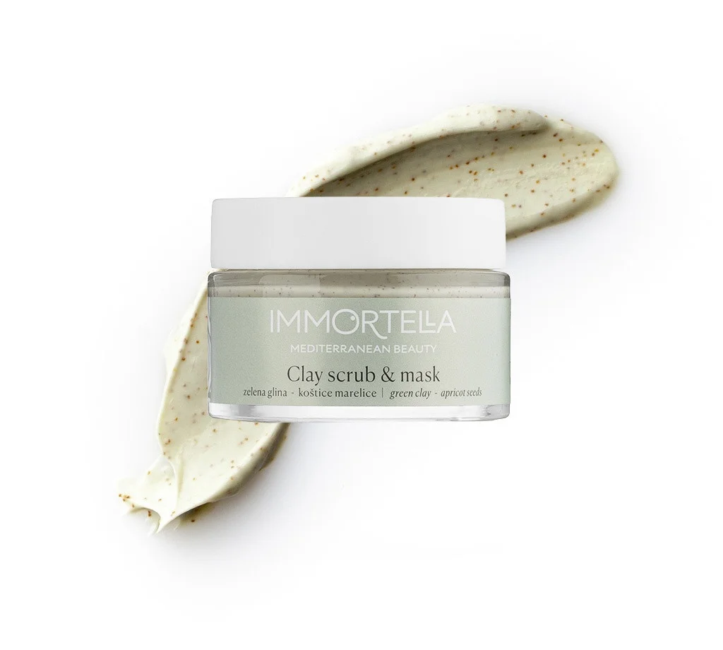 Immortella Clay scrub&mask 2in1