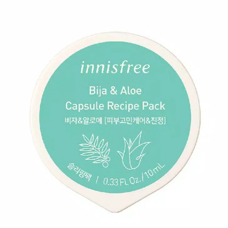 Mặt nạ ngủ innisfree Bija & Aloe Capsule Recipe Pack