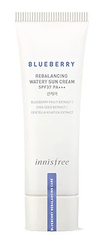 innisfree Blueberry Rebalancing Watery Sun Cream Spf37/Pa+++