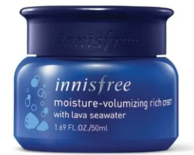 Kem dưỡng da innisfree Moisture-Volumizing Rich Cream With Lava Seawater