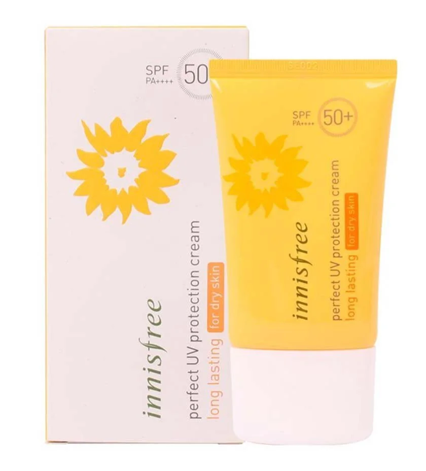 innisfree Perfect Uv Protection Cream Long Lasting Spf 50 + Pa+++ For Dry Skin