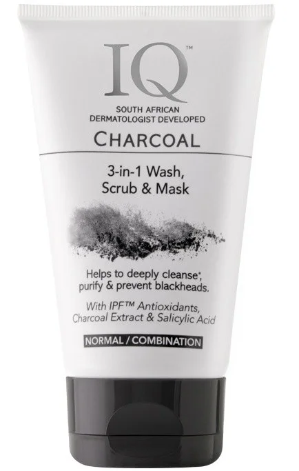 Mặt nạ IQ Charcoal 3-in-1 Wash, Scrub & Mask