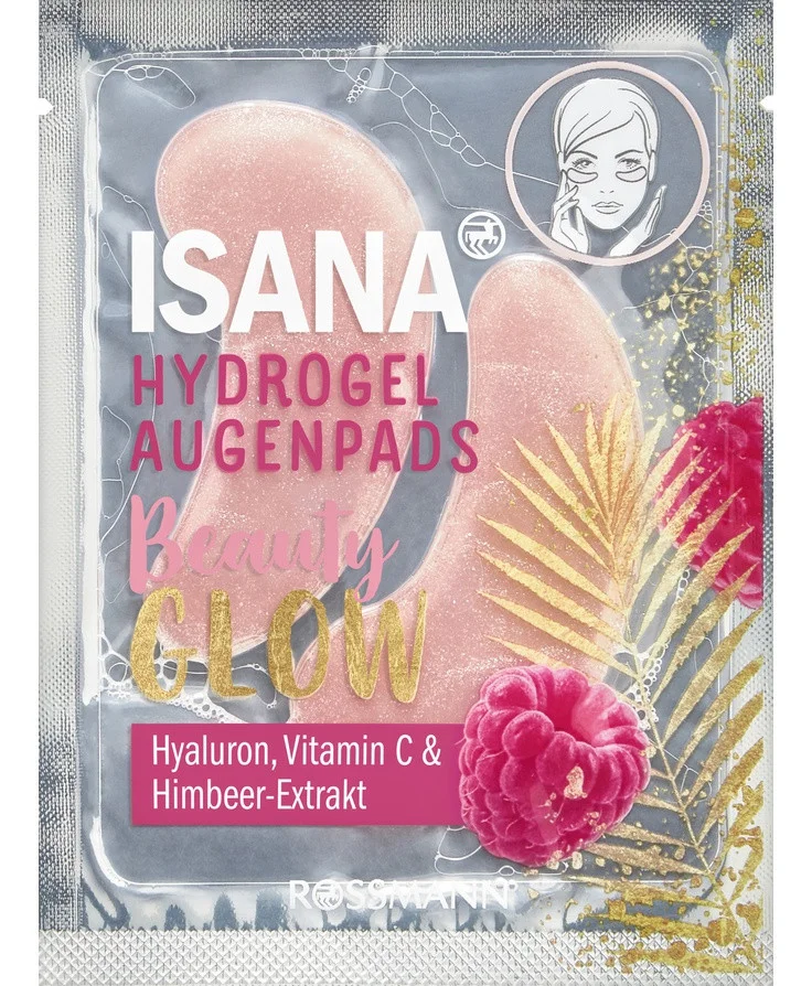 Isana Beauty Glow Hydrogel Augenpads