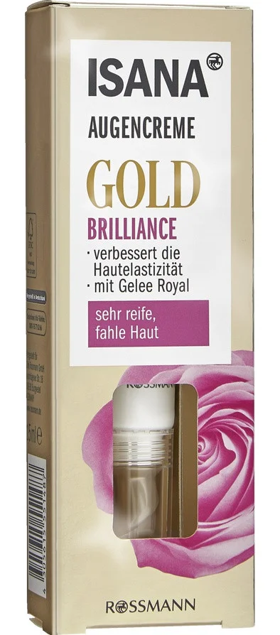 Isana Gold Brilliance Augencreme