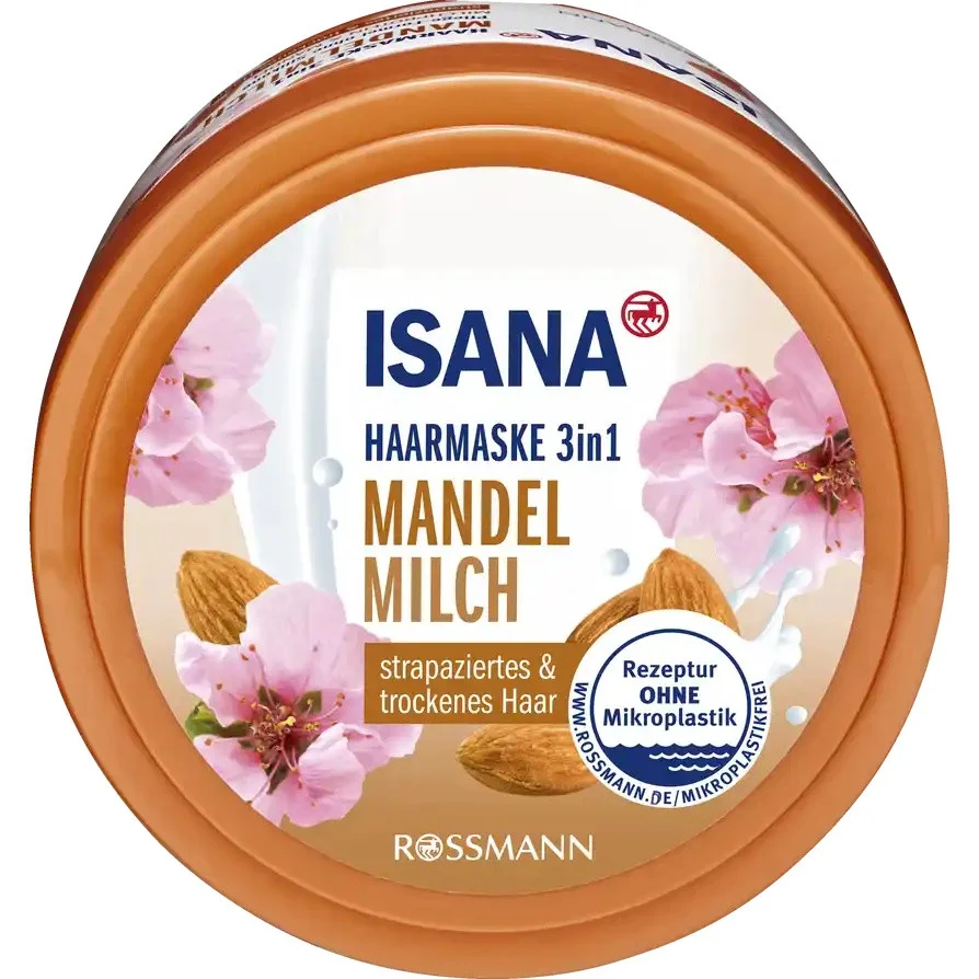 Isana Haarmaske 3in1 Mandelmilch