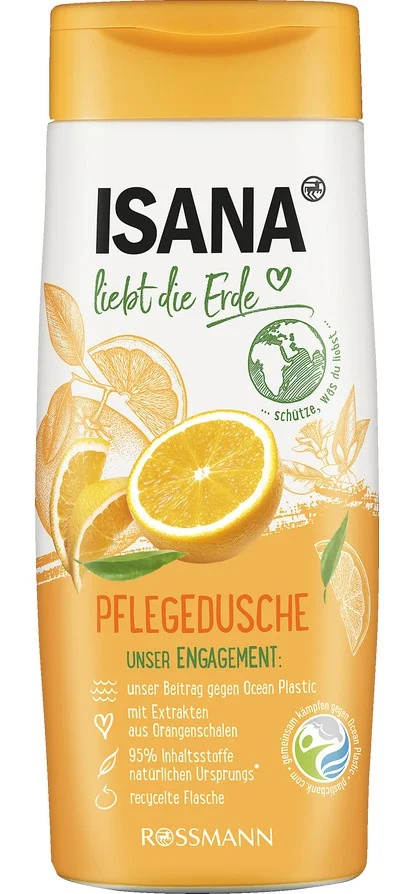 Isana liebt die Erde Pflegedusche Orange