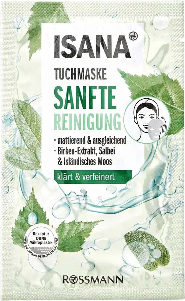 Isana Sanfte Reinigung Tuchmaske