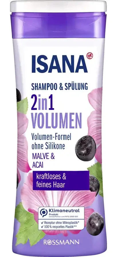 Dầu gội Isana Shampoo & Spülung 2in1 Volumen
