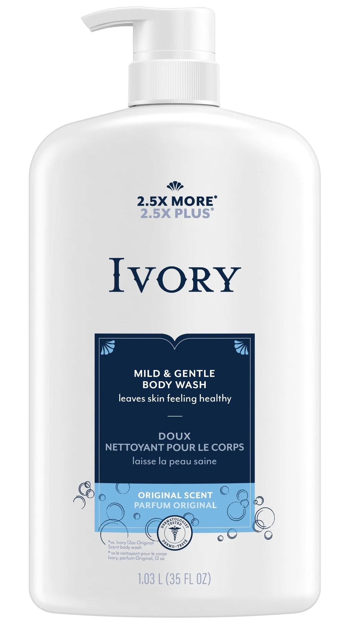 Ivory Mild & Gentle Body Wash Original Scent