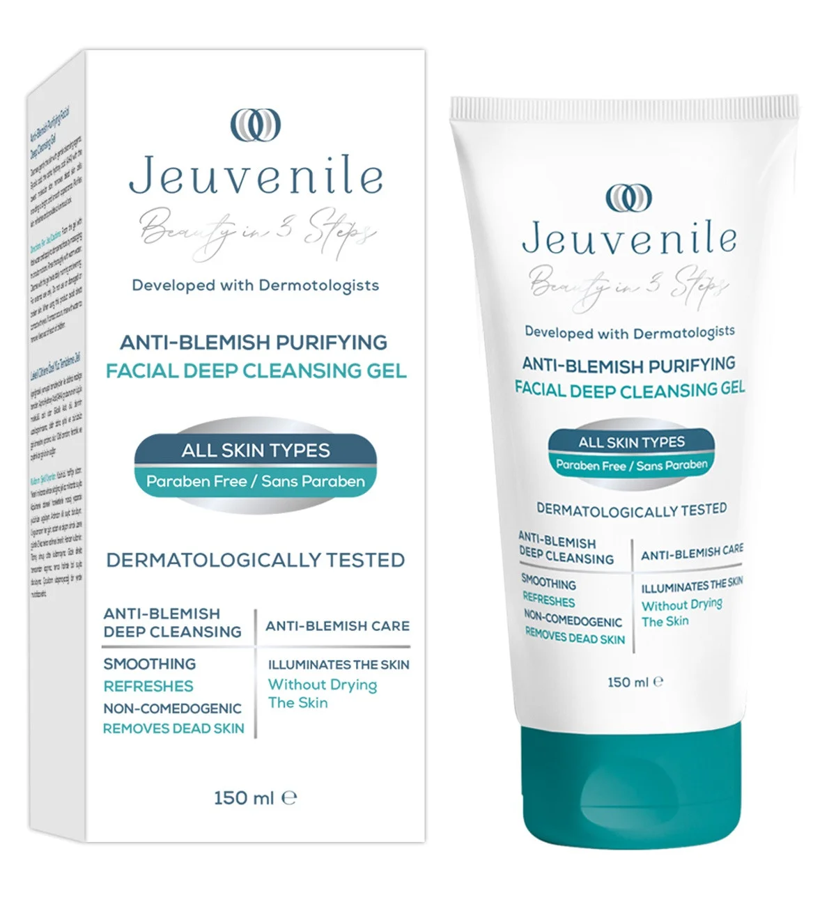 Gel rửa mặt Jeuvenile Anti-Blemish & Anti Dark Spot Purifying Facial Deep Cleansing Gel